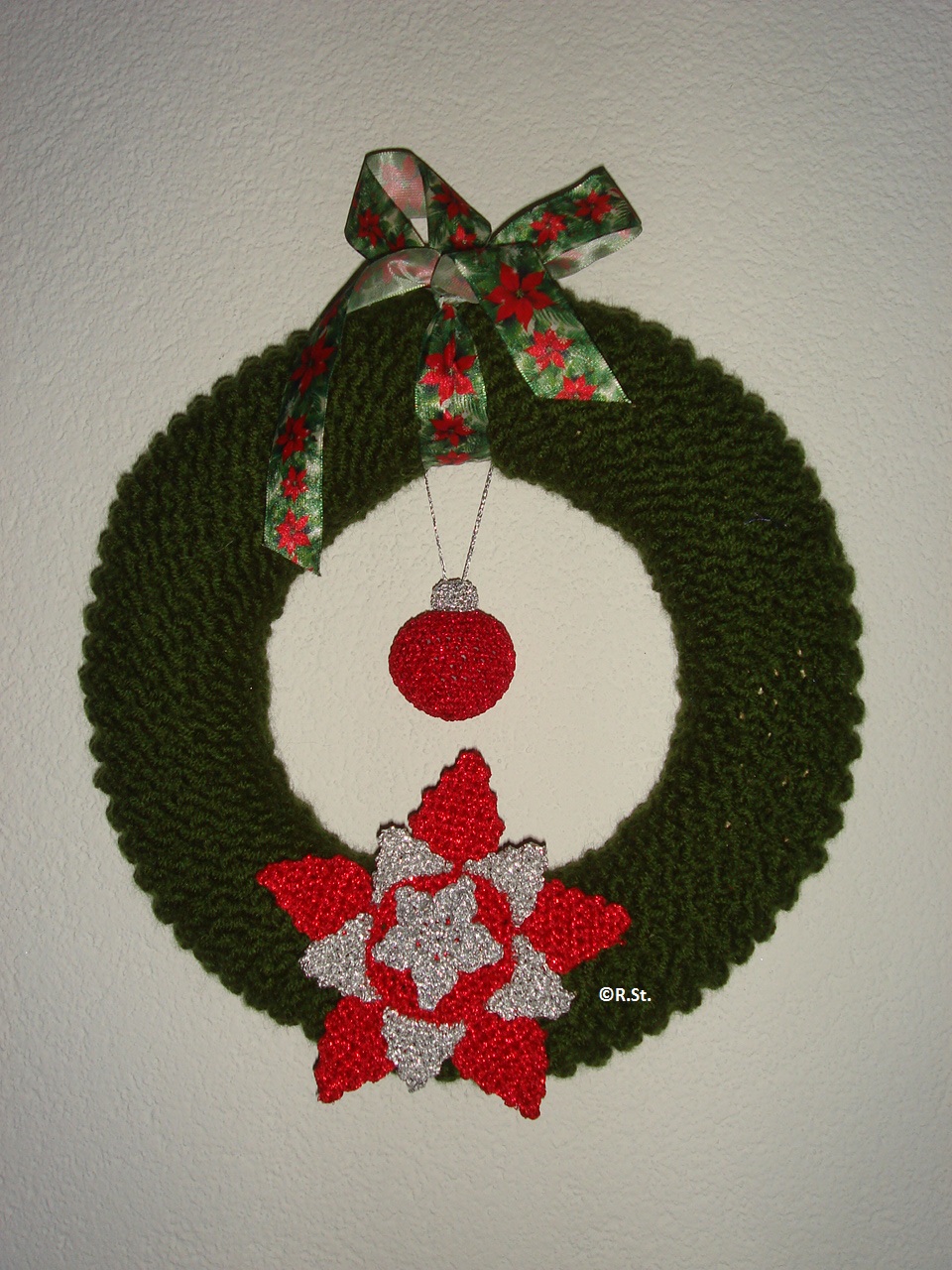 Festlicher Türkranz